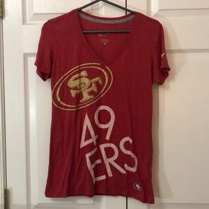 San Fran 49ers neck T-shirt size M